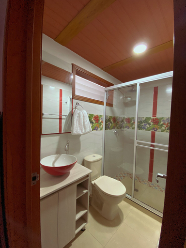 Bathroom, HOTEL EVOCACIÓN, Guadalajara de Buga