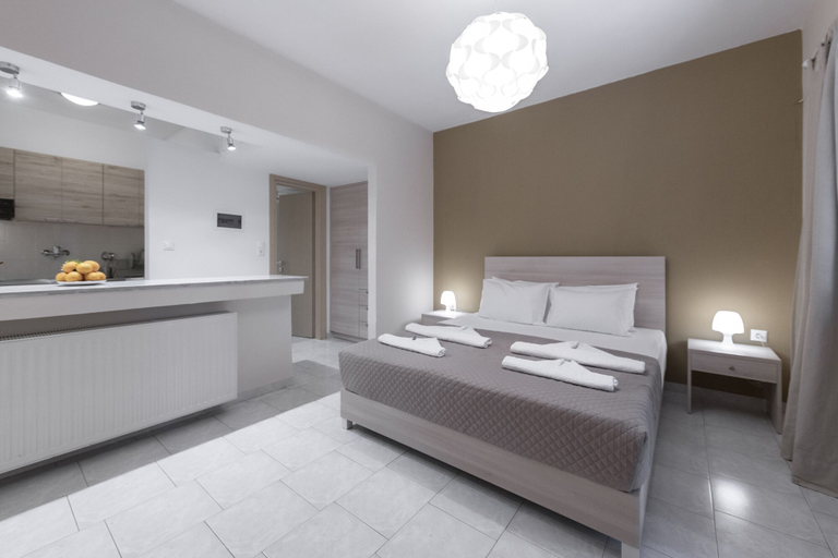Bedroom 2, Maria Apartments, Peloponnese