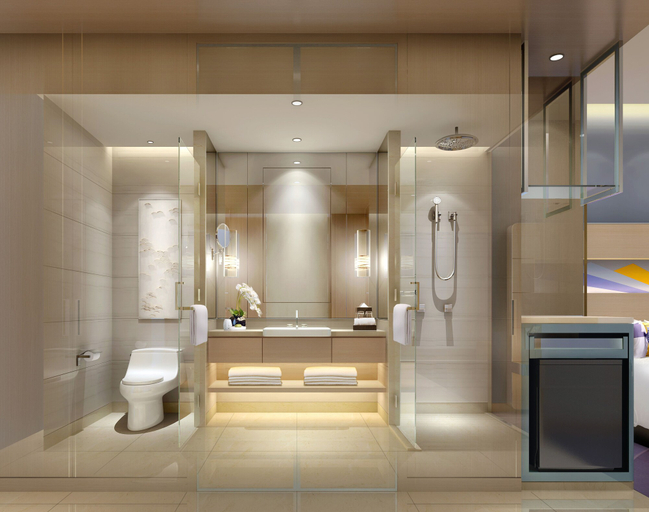 Bathroom 5, Novotel Changsha International Exhibition Center, Changsha