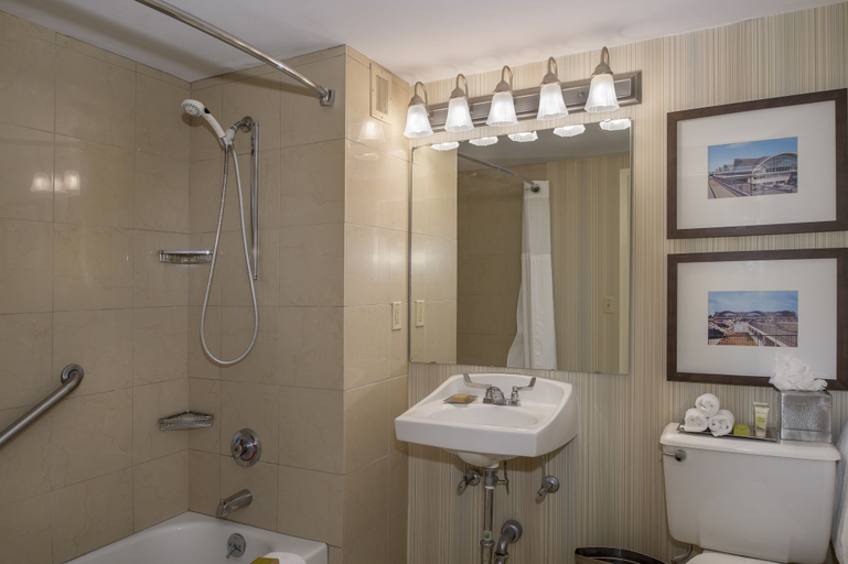Bathroom 4, Hilton St. Louis Airport, Saint Louis
