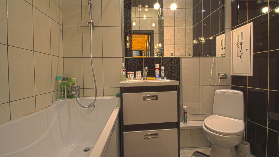 Bathroom 3, Arendagrad Apartments Garaburdy 3, Smolenskiy rayon