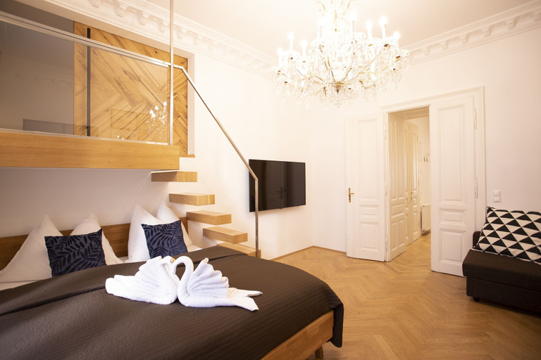 Bedroom 2, 7th Heaven Vienna Center Apartments, Wien