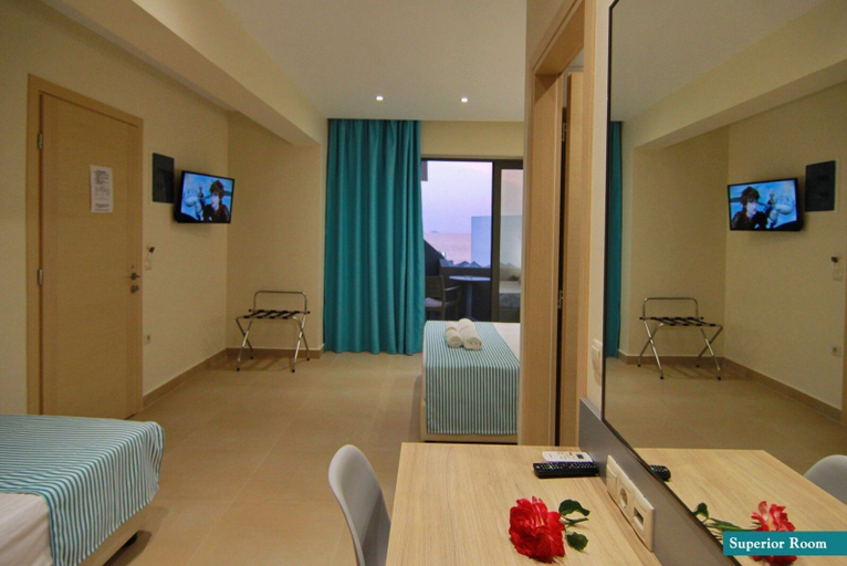 Bedroom 3, Kalia Beach Hotel, Crete