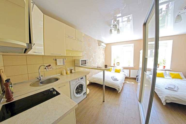 Bedroom, Flatsis Apartment Troitskiy 1, Kharkivs'ka
