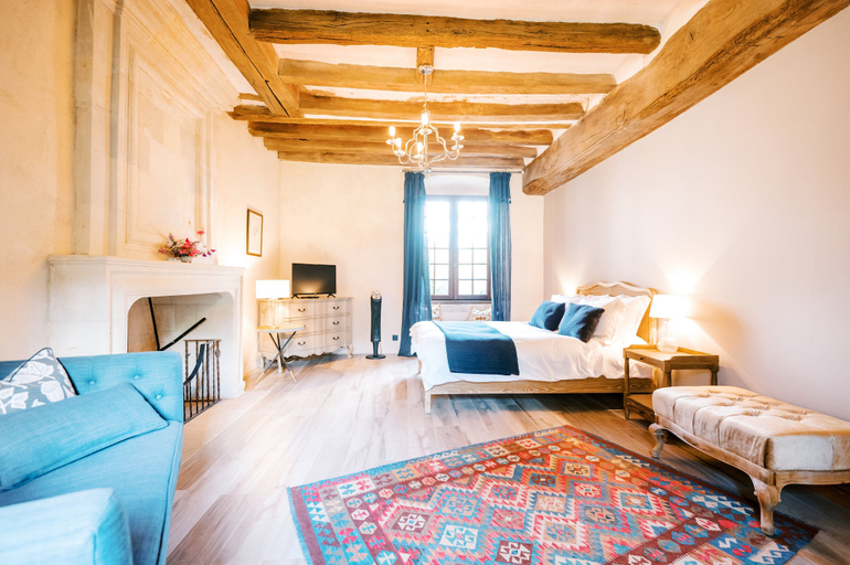 Bedroom 4, Manoir de Jouralem, Maine-et-Loire