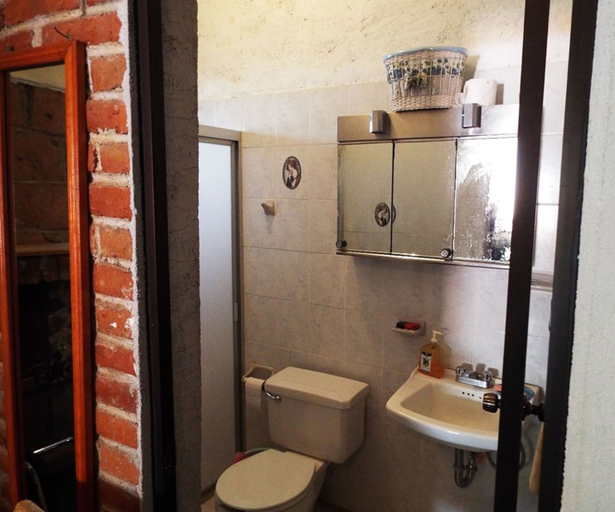 Bathroom, Cabañas Marín, Amealco de Bonfin