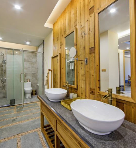 Bathroom 5, Wuyishan Old Street Hill Lodge, Nanping