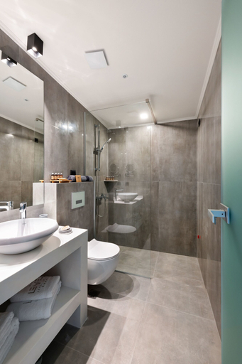 Bathroom 5, Sea Level Hotel, Central Macedonia