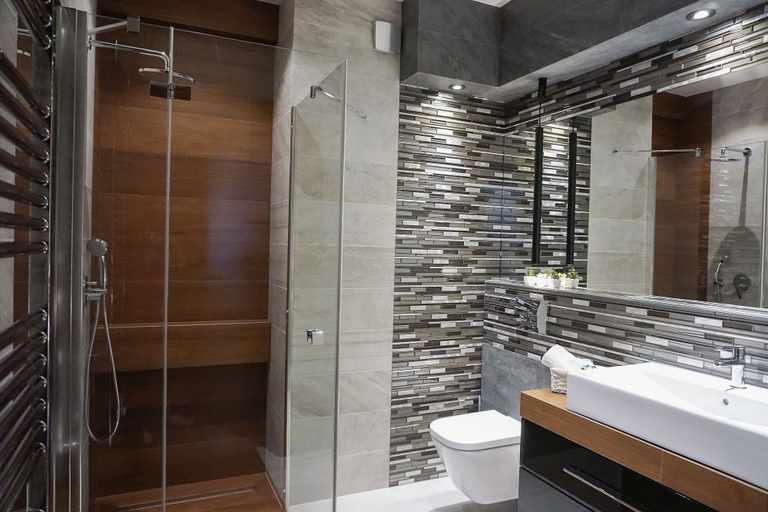 Bathroom 4, AGA Tenis Apartments by Radwanska, Kraków City