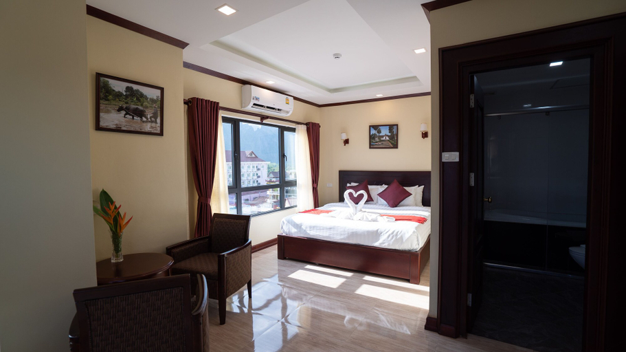 Bedroom 4, PM Hotel, Vangvieng