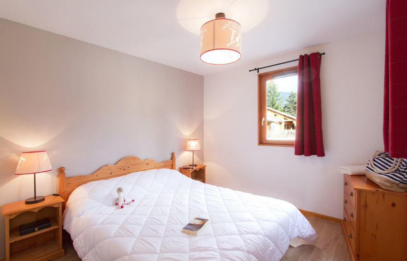 Bedroom 2, Résidence Odalys L'Orée des Pistes, Hautes-Alpes
