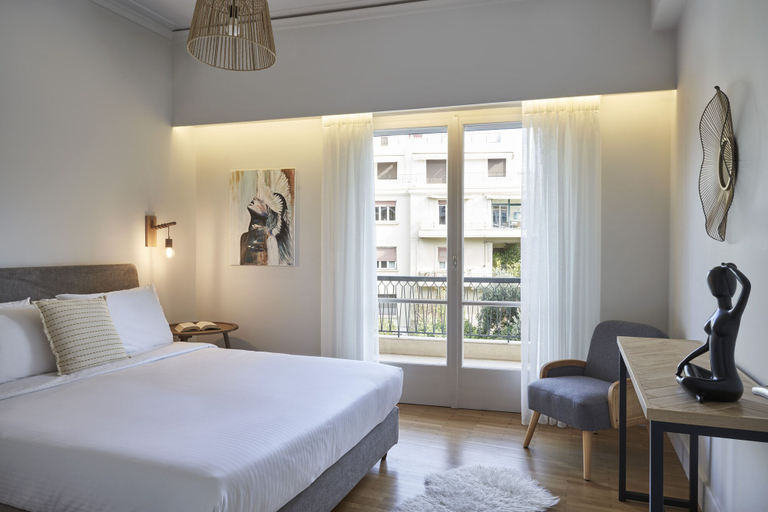 Bedroom 4, Chic n Bright 3 Bd Apt with Hilton View, Attica