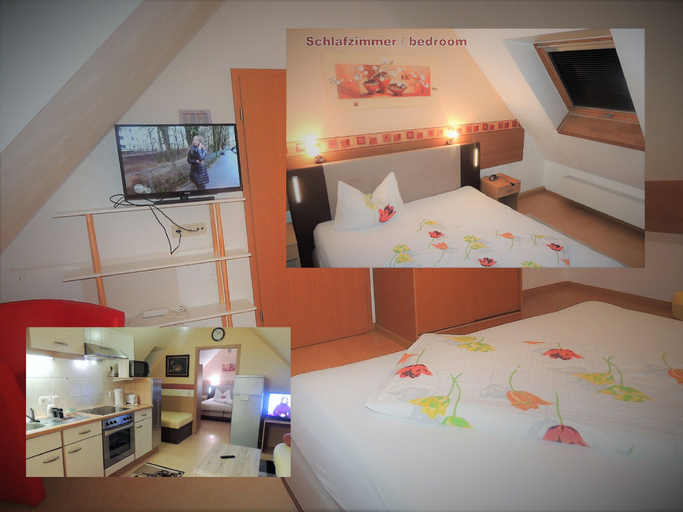 Bedroom 2, Hotel Garni 4U, Kaiserslautern