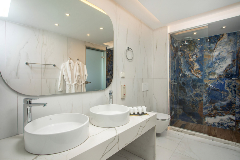 Bathroom 5, Lindos White Hotel & Suites, South Aegean