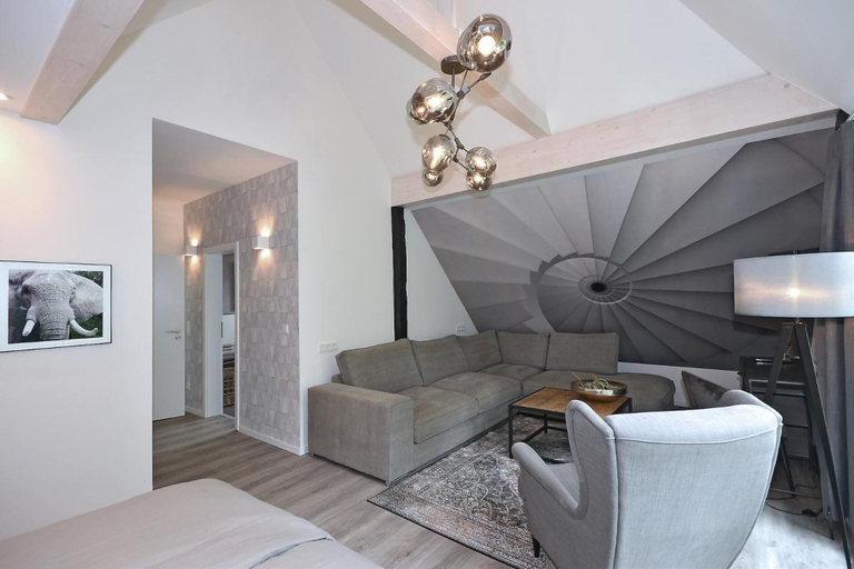 Bedroom 2, Gästehäuser Villa Delange, Landau in der Pfalz