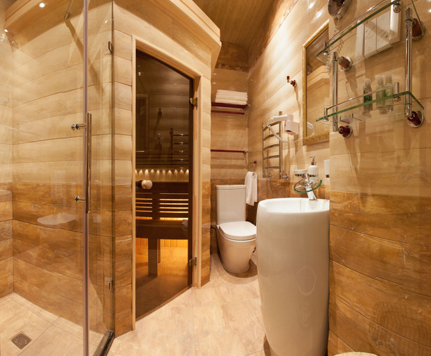Bathroom 3, Hotel Happy Inn, Sankt-Peterburg gorsovet