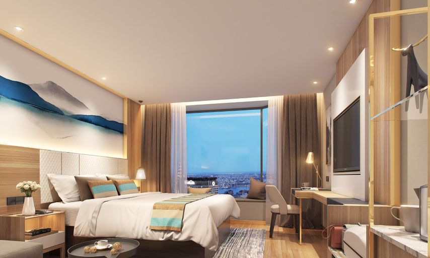 Bedroom 2, GreenTree Alliance Kunming Beijing Rd Linyu Bridge Hotel, Kunming