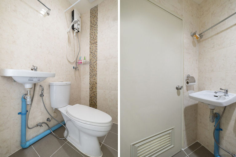 Bathroom 3, Bangkok Check Inn - Hostel, Bang Rak
