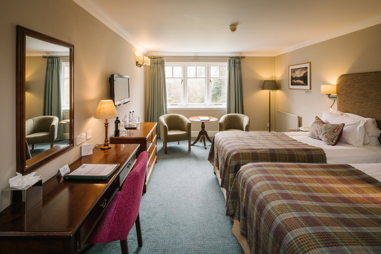 Bedroom 2, Lindeth Howe Hotel, Cumbria