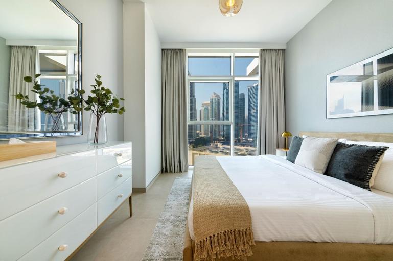 Bedroom 3, Maison Privee - Tranquil Apt w/ Mesmerizing Views Cls to Marina, Dubai
