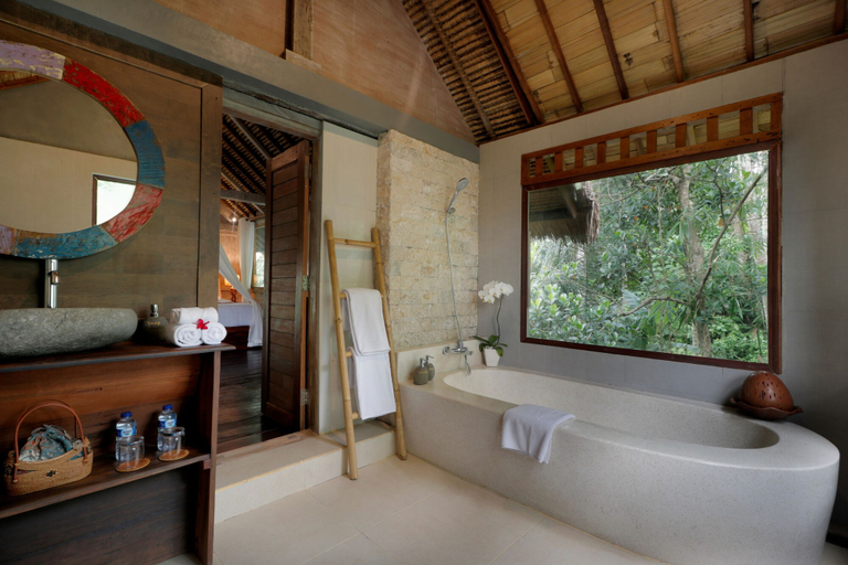 Bathroom 5, Keramas Sacred River Village, Gianyar