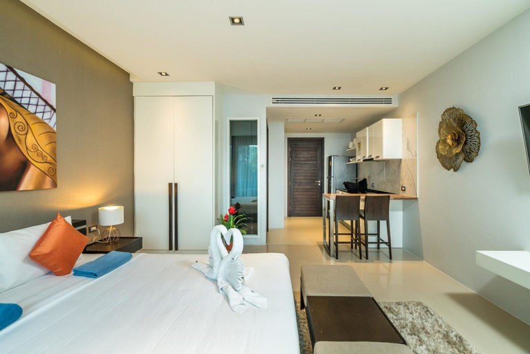 Bedroom 3, Charming pool view studio in Patong ET414, Phuket Island