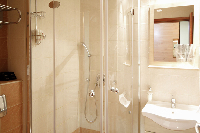 Bathroom 4, Hotel Junior, Brus