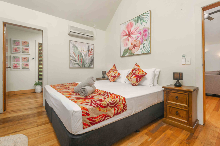 Bedroom 2, Cook Islands Holiday Villas Turtle, Rorotonga