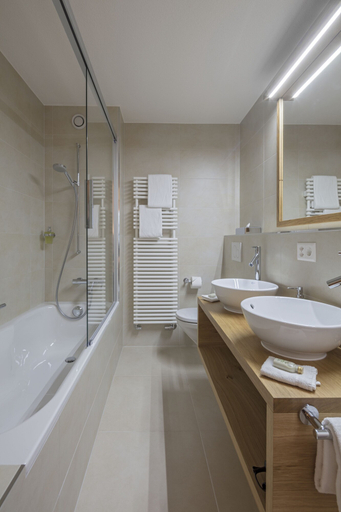 Bathroom 4, Swiss Alpine Hotel Allalin, Visp