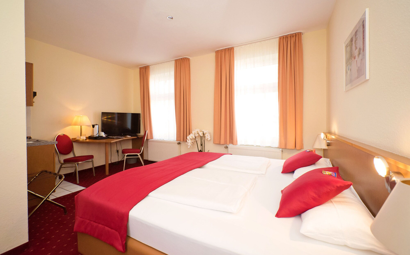 Bedroom 3, City Hotel Am Wasserturm, Halle (Saale)