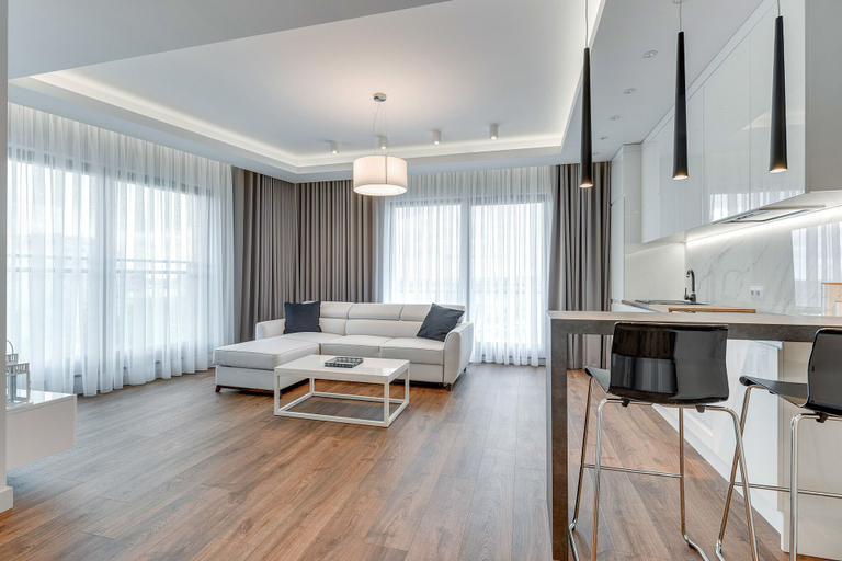 Bedroom 3, Apartinfo Island Apartments, Gdańsk City