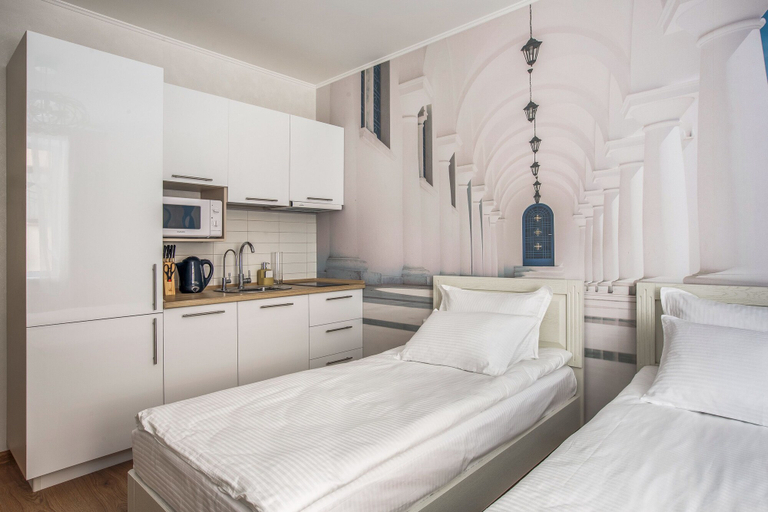 Bedroom 5, Apart-Hotel on Pushkin street 26, Vysokogorskiy rayon