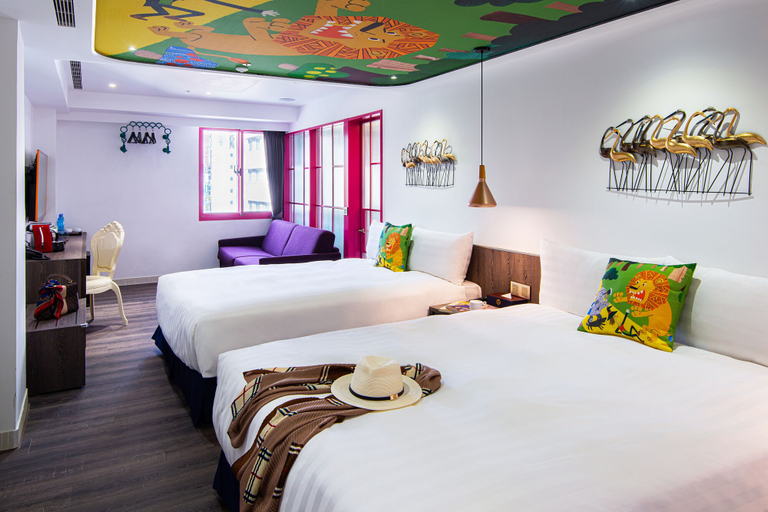 Bedroom 3, Norway Forest Travel hotel 1 Taichung, Taichung