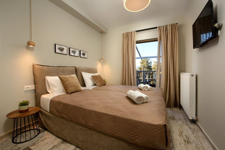 Bedroom 3, Efilenia Luxury Villas, Ionian Islands