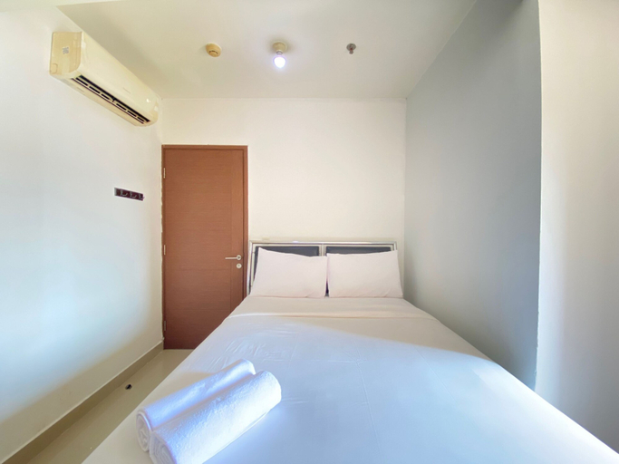 Bedroom 1, Bright & Stylish 2BR Hook Apartment At Sudirman Suites Bandung, Bandung