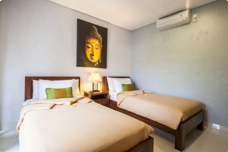 Bedroom 2, SMV - 3BedGRDN - V1 · 3BR Garden Villa Walk to Beach N Shops Legian, Badung
