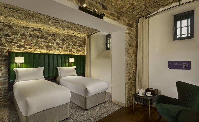 Bedroom 2, Bodmin Jail Hotel, Cornwall