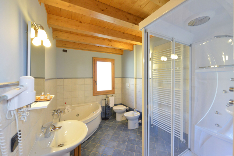 Bathroom 4, Hotel L'Espoir, Aosta