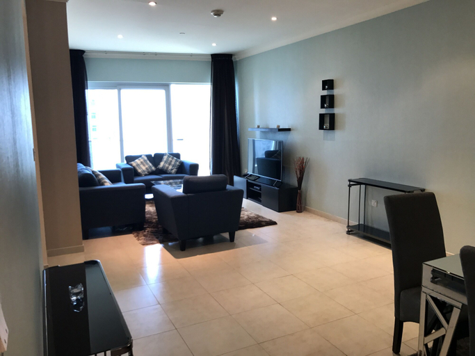 Living area, Yanjoon Holiday Homes - Marina Heights, Dubai