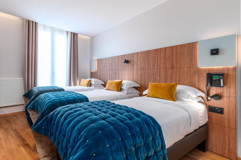 Bedroom 3, Hôtel de Bellevue Gare du Nord, Paris