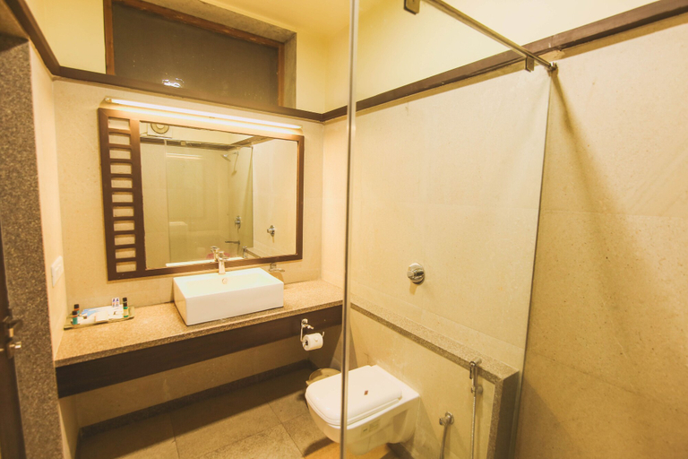 Bathroom 5, DGV Resort by Treat Silvassa , Dadra and Nagar Haveli