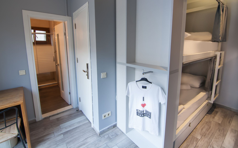 Bedroom 4, Stay Inn Taksim Hostel, Beyoğlu