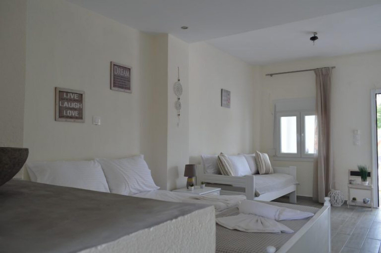 Bedroom 2, Aelia Sea View Studios, Central Macedonia