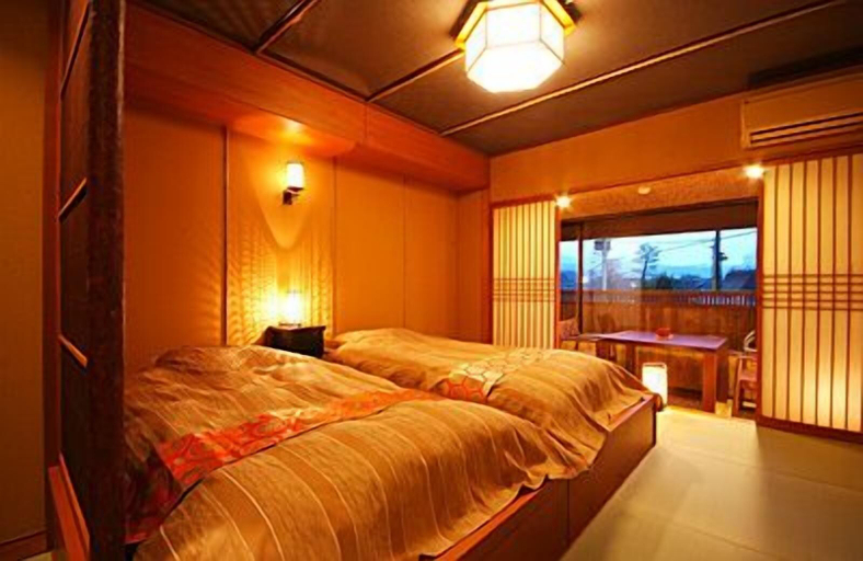 Bedroom, Kyoto Arashiyama Onsen Ryokan Hanaikada, Kyoto