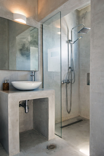 Bathroom 5, Perigiali Rooms & Apartments Folegandros, South Aegean