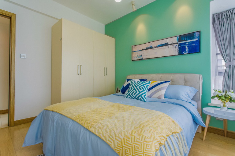 Bedroom 2, Locals Boutique Apartment Huafa Plaza 17, Hangzhou