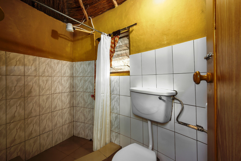 Bathroom, Banana Village, Busiiro