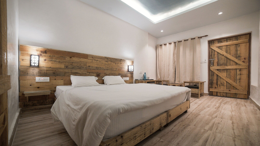 Bedroom 4, Hill Top Swiss Cottage, Garhwal