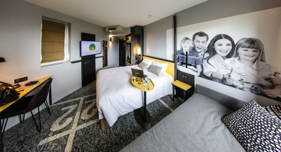 Bedroom 3, ibis Styles Clermont-Ferrand République, Puy-de-Dôme