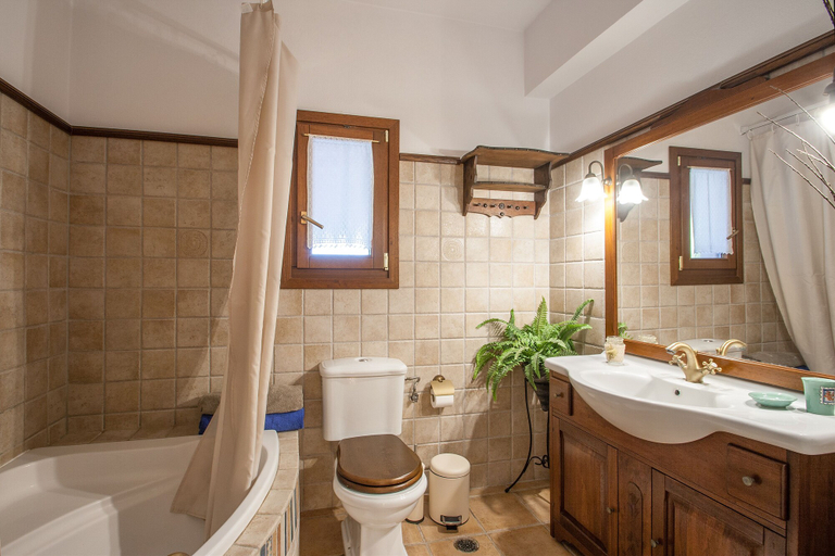 Bathroom 4, Aegean Sea Villa, Thessaly